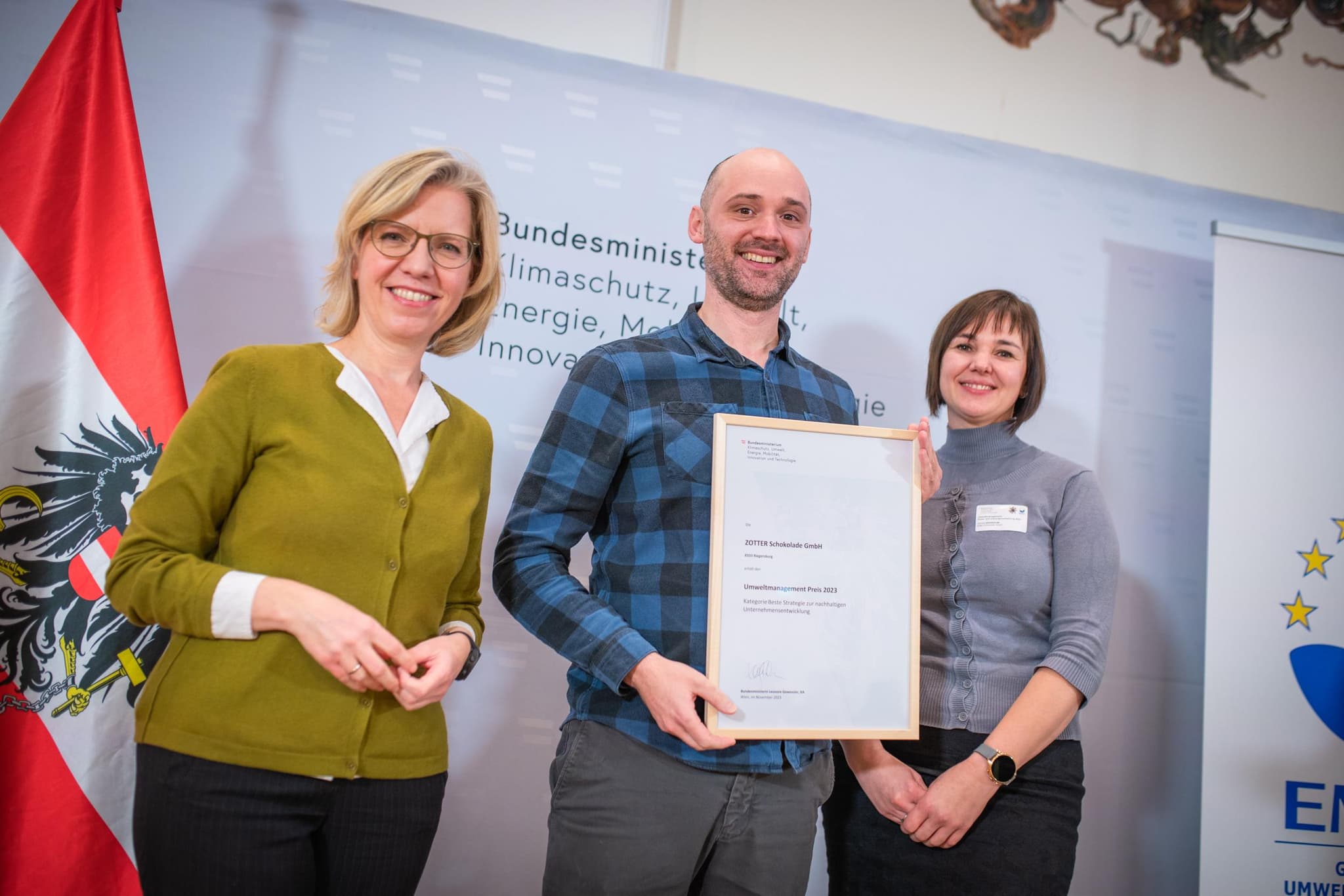 Schoko-Hersteller Zotter gewinnt Umweltmanagementpreis