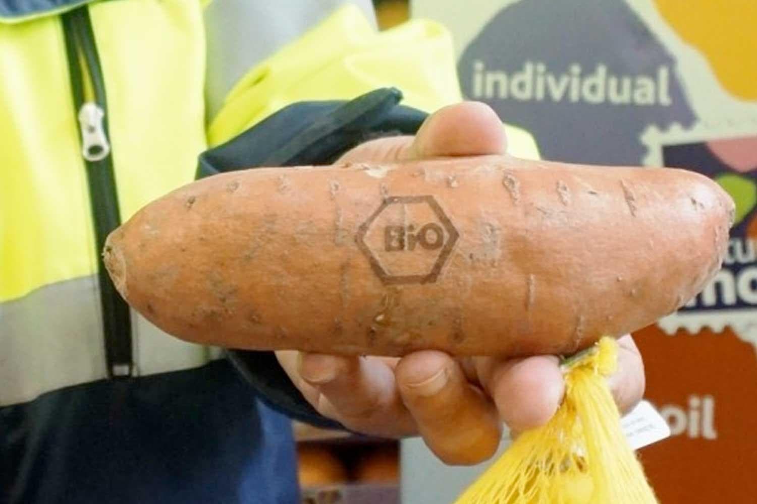 Laserstempel statt Verpackung