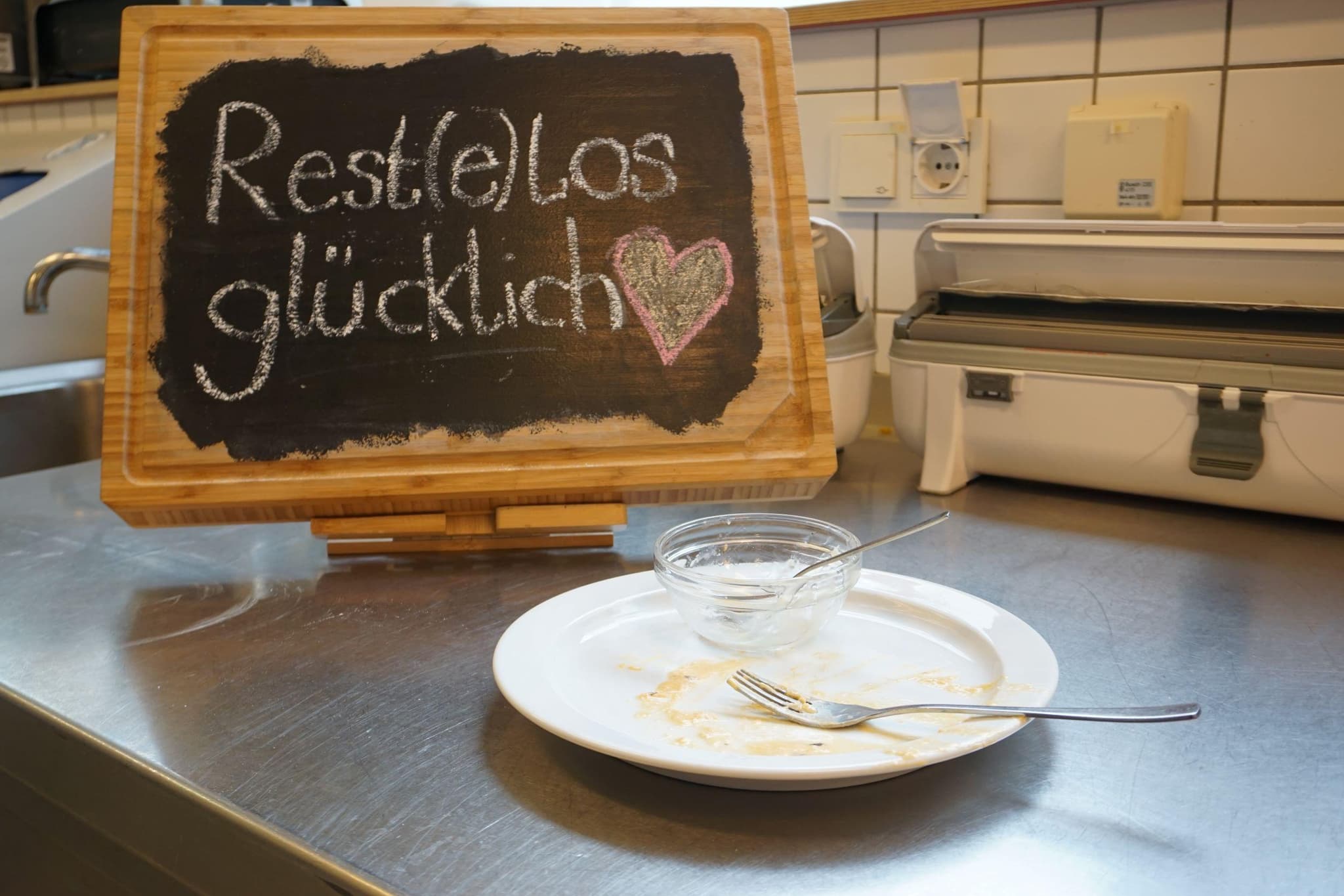 Kein Essen in den Müll