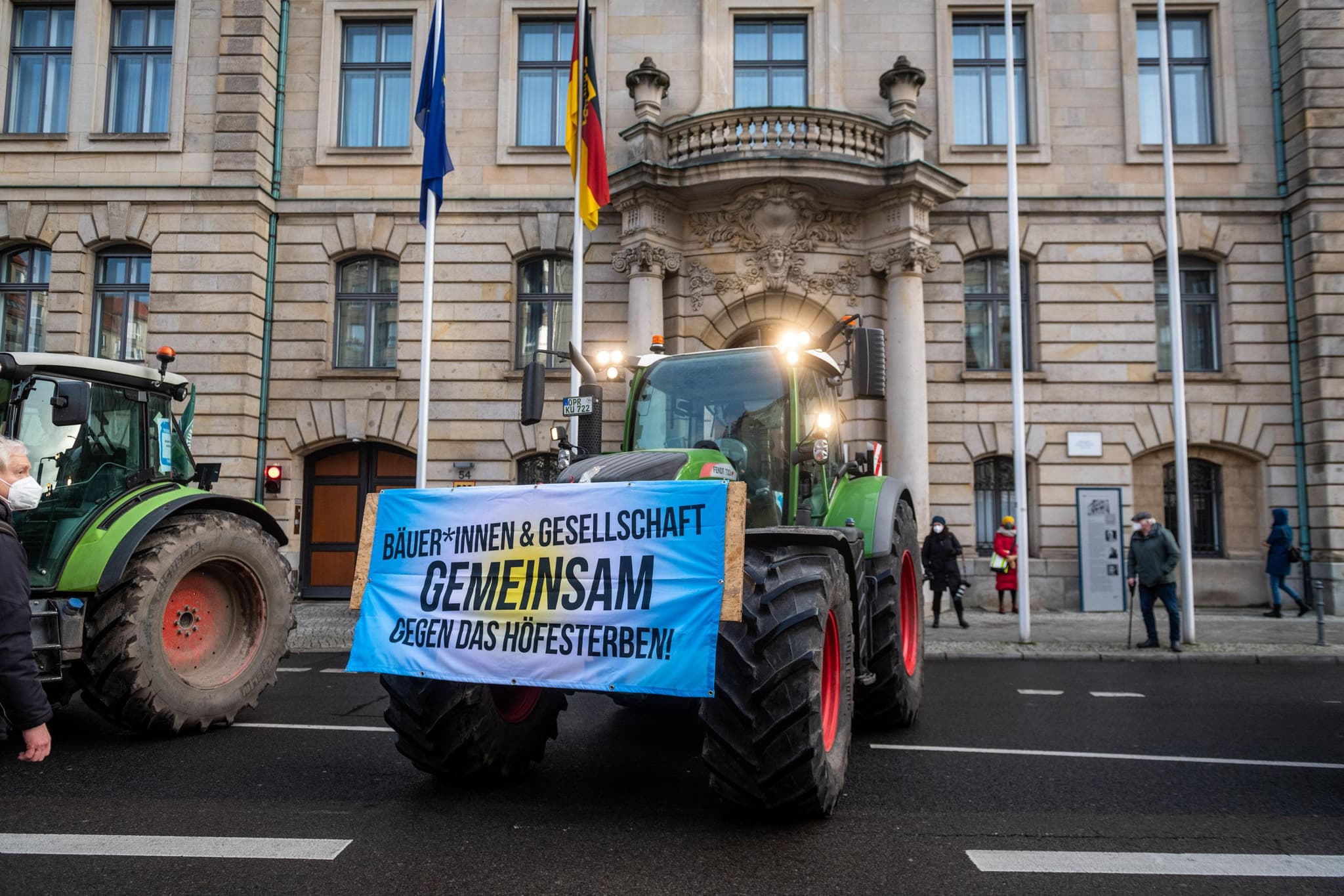 Auf die Straße für mehr Bio