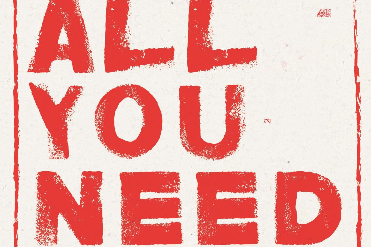 All you need is less