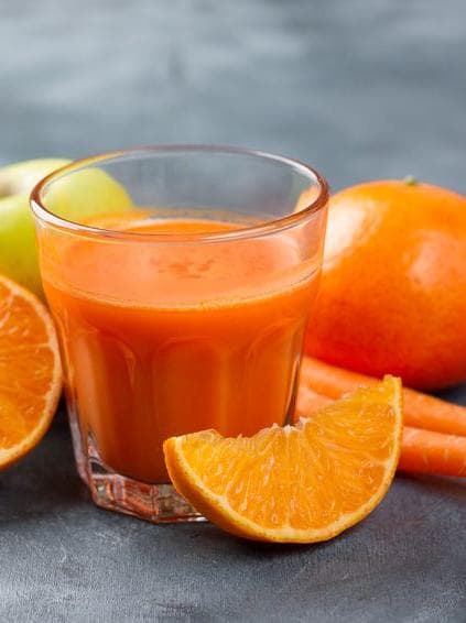 Orangensaft bessere Carotinoid-Quelle