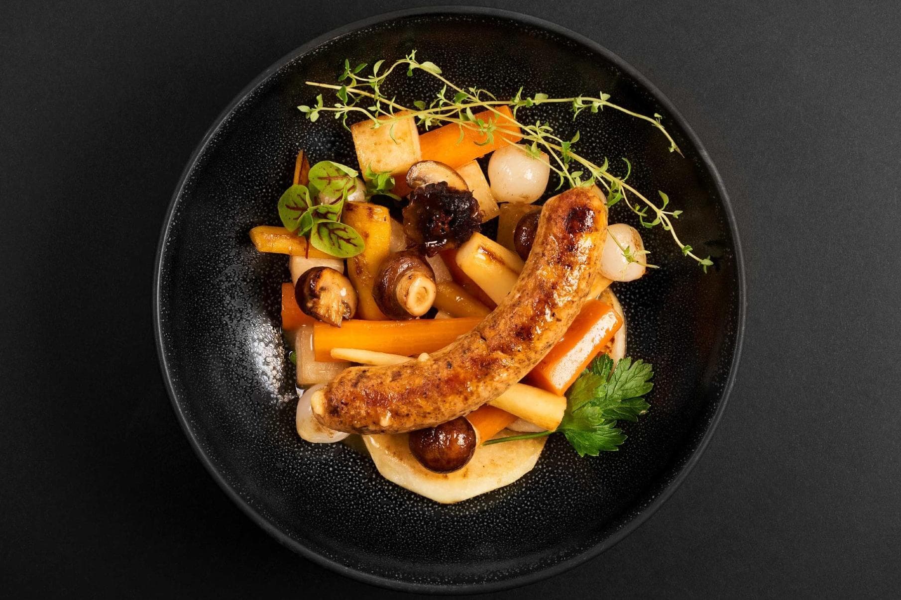 Vegane Sommerrezepte - mit Fleisch aus Kräuterseitlingen