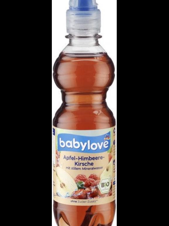 Warnung vor babylove Sportscap Apfel-Himbeere-Kirsche 0,33l