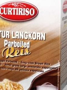 Warnung vor Curtiriso Langkorn Naturreis im Beutel