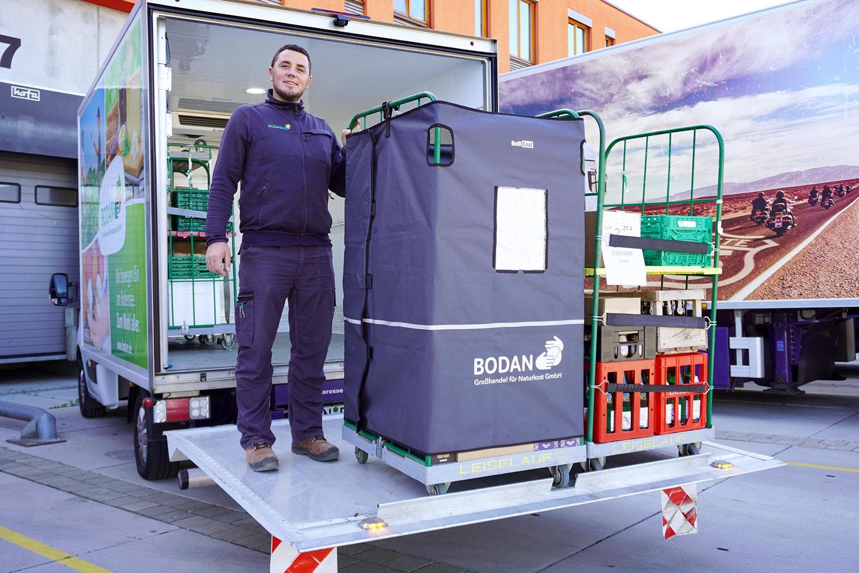 Bio-Großhändler schafft Versandfolie ab