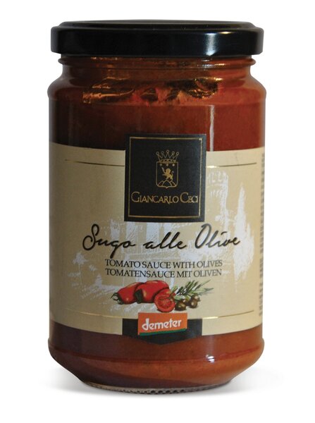 Produktbild: BIO-DEMETER Tomatensauce mit Oliven