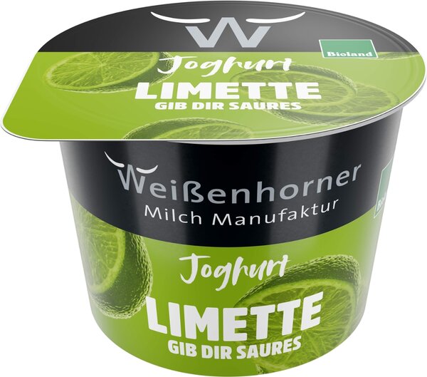 Produktbild: Bioland Joghurt Limette 250g