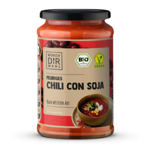 feuriges Chili con Soja nach Western Art 380ml Bio & Vegan 
