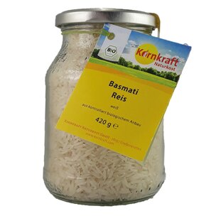 Basmati Reis weiß 420 g Pfandglas
