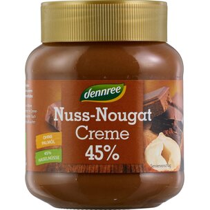 Nuss-Nougat-Creme mit 45% Haselnüssen