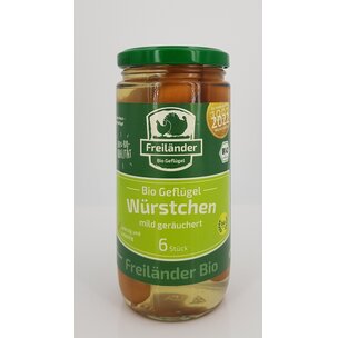 Puten-Wiener Würstchen, a 180 g im Glas