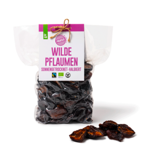 Wilde Pflaumen getrocknet, Bio & Fairtrade, 1kg