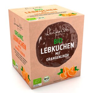 Feine Bio-Oblatenlebkuchen mit Orangenlikör (40% vol.)