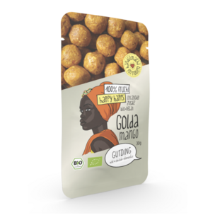 Golda - Happy Happs Mango pur - 100% Frucht - bio, vegan, im PP-Tütchen