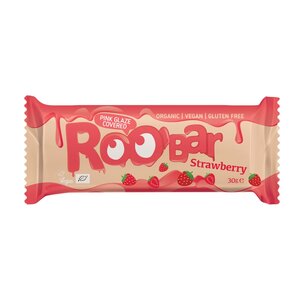 Roobar Pink Chocolate Covered Strawberry Bar