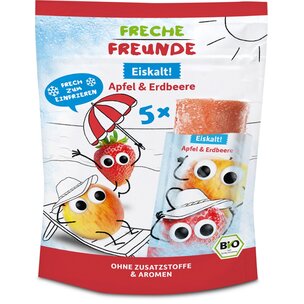 FF Bio Freche Freunde Eiskalt! Apfel & Erdbeere