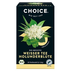 CHOICE®   Weißer Tee Holunderblüte Bio