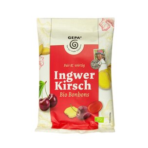 Bio Ingwer Kirsch Bonbon
