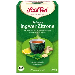 Yogi Tea® Grüntee Ingwer Zitrone Bio