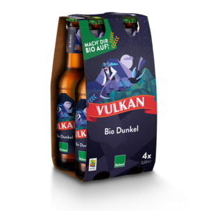 Vulkan BIO Dunkel Fourpack