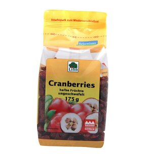 Cranberries, leicht gesüßt