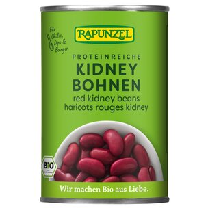 Rote Kidney Bohnen in der Dose