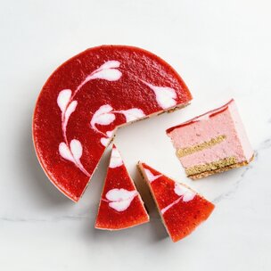 Bio Erdbeer-Joghurt Torte (Tiefgekühlt) 3 Stück