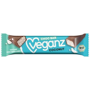 BIO Veganz Choc Bar Coconut 40g