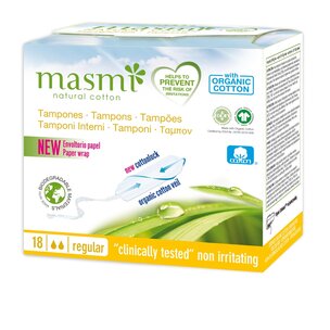 Bio Tampons Classic aus 100% GOTS Bio Baumwolle MASMI