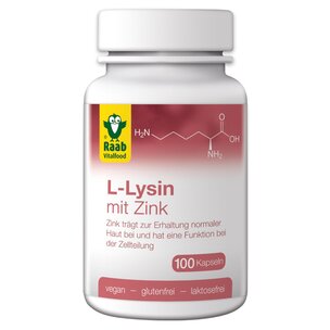 L-Lysin 100 Kapseln à 500 mg mit Zink