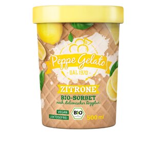 Peppe Gelato Zitrone Bio-Sorbet