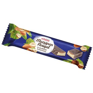 Bio-Marzipan-Nougat in Zartbitter Schokolade