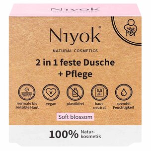 NIYOK - 2 en 1 douche solide & soin Soft Blossom