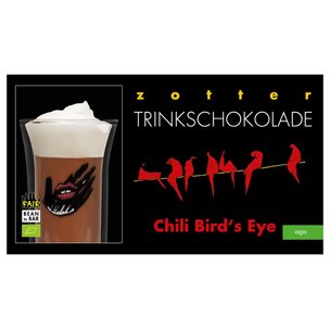 Trinkschokolade – Chili „Bird’s eye“ - vegan