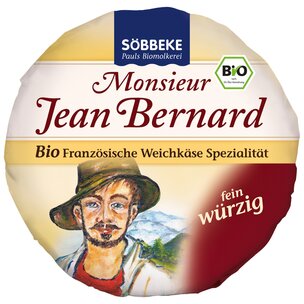 Bio Weichkäse Monsieur Jean Bernard würzig