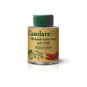 Olivenöl nativ extra CasolareBio mit Chili