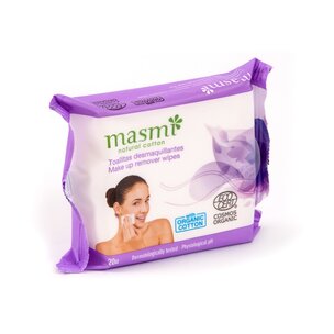 Bio Make-Up Reinigungstücher mit 100% GOTS Bio Baumwolle MASMI