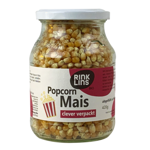 Popcorn Mais im Pfandglas