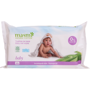 Bio Feuchttücher Baby aus 100% GOTS Bio Baumwolle MASMI