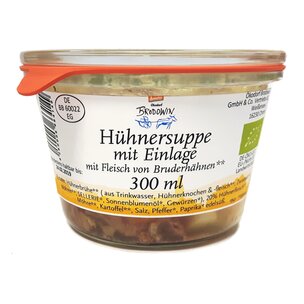 Demeter Hühnersuppe mit Einlage