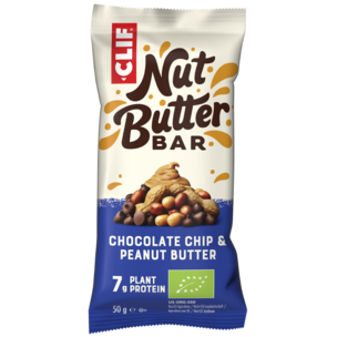 CLIF Bar® Energieriegel - Nut Butter Filled - Chocolate Chip & Peanut Butter, 50