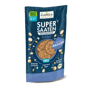 Glutenfreier Bio Super Saaten Cracker Amaranth