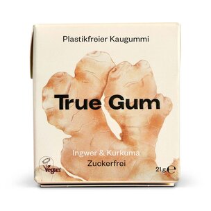 True Gum - Ingwer & Kurkuma, 21g