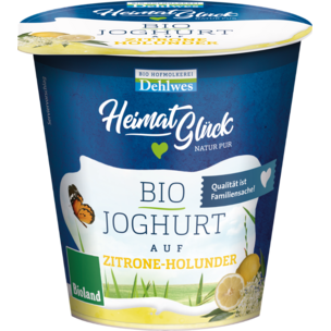 BIO-Joghurt auf Zitrone-Holunder 3,5% Fett