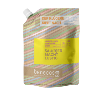 benecosBIO Nachfüllbeutel 1000 ml Handseife BIO-Ingwer + BIO-Zitrone