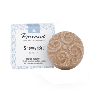 ShowerBit® - festes Duschgel Sensitiv - 60g - in Schachtel