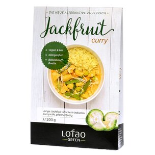 Jackfruit Curry Fleischersatz, vegan, bio
