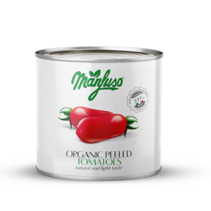Biologische Geschälte Tomaten 2.5 kg Dose