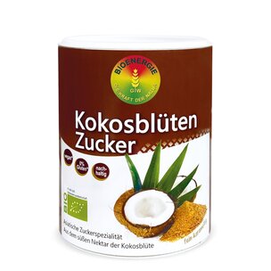 Bio KOKOSBLÜTENZUCKER, aus reinem Blütennektar der Kokospalme, fein-karamellig